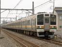 電第841M列車 211系15連[高タカ]<A31+C14>@上尾〜北上尾 2012/07/15 08:40